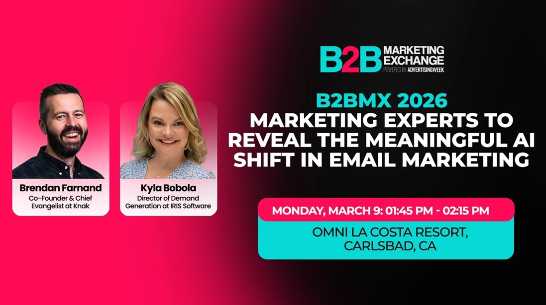 B2BMX 2026-Marketing Experts to Reveal The Meaningful AI Shift in Email Marketing